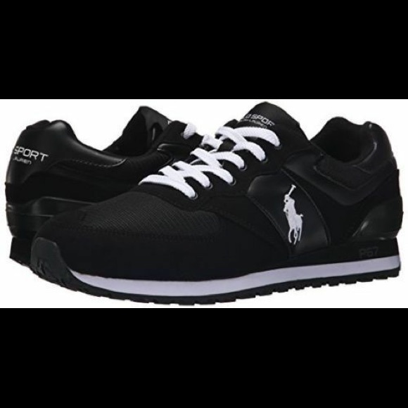 Polo Ralph Lauren Men Slaton Pony Sneakers Size 12 - Picture 2 of 2